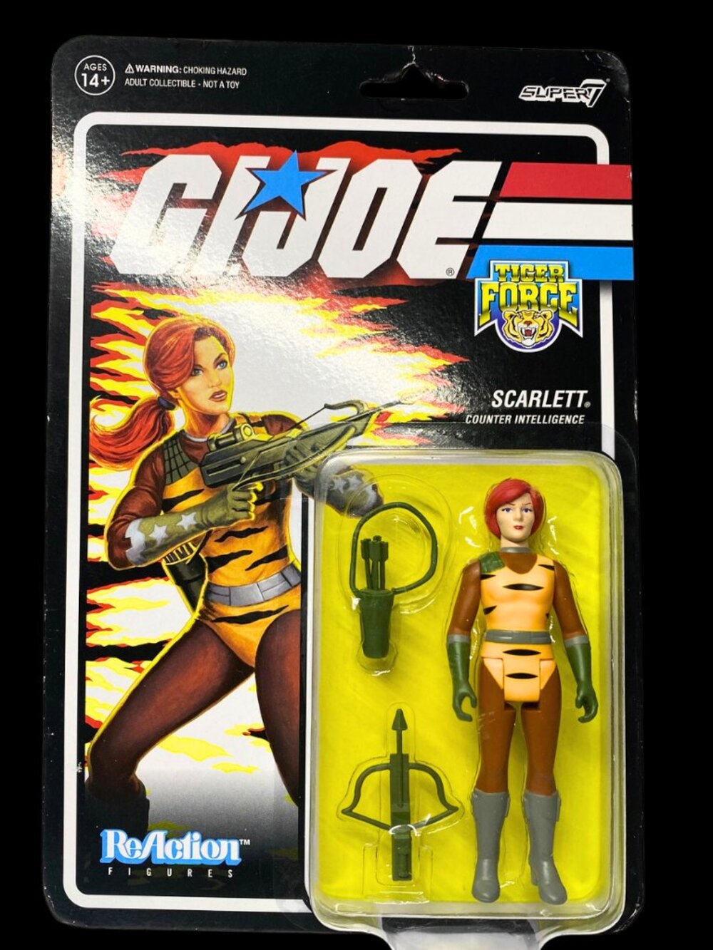 GI Joe  Scarlet Counter Intelligence Action Figure 3.75" Super7